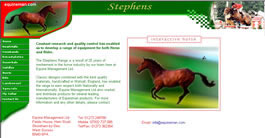 Our webdesigners created 3 webpages for Equine Management - Distributor of horse equipment